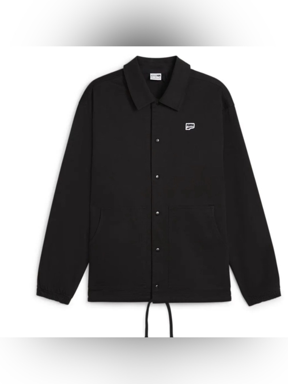Puma Black Lightweight Downtown Coach Jacket new with tags NWT XL